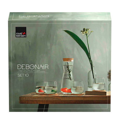 Kinkekomplekt Debonair joogiklaaside ja karahviniga/set 10