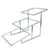 Chrome Plated Three Tier Angled Wire Stand